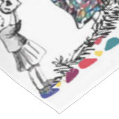 孫パーソナライズされた娘への手紙 テーブルクロス (アングル)