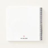 孫パーソナライズされた娘への手紙 ノートブック (裏面)