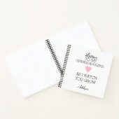 孫パーソナライズされた娘への手紙 ノートブック (内部)