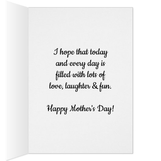 孫パーソナライズされた娘1日の母 (内側 (右))