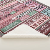 孫パーソナライズされた宛の手紙 シェルパブランケット (3/4)