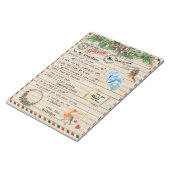 孫パーソナライズされた宛の手紙 ノートパッド (アングル)