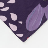 孫パーソナライズされた宛の手紙 フリースブランケット (角)