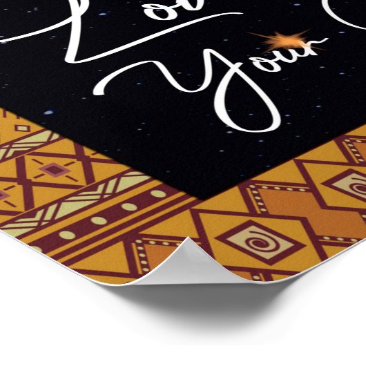 孫パーソナライズされた宛の手紙 ポスター (角)