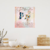 孫パーソナライズされた宛の手紙 ポスター (キッチン)