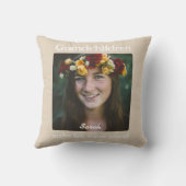 孫パーソナライズされた用クッション クッション (裏面)