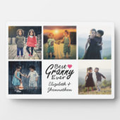 孫フォトコラージュ最高のグラニーEver Gift フォトプラーク (正面)