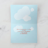 孫ヘリ付き4歳の誕生日 カード (内部)