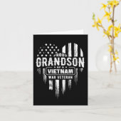 孫ベト誇りを持ったナムベットベットグランドパ退役軍人 カード (黄色い花)