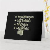 孫マイソルジャーヒーロー軍隊じいちゃん カード (黄色い花)