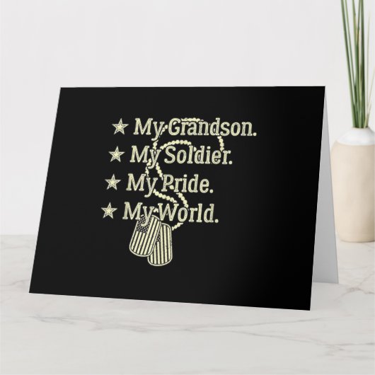 孫マイソルジャーヒーロー軍隊じいちゃん カード (正面)