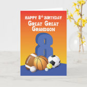 孫八素晴らし番誕生日スポーツボール カード (黄色い花)