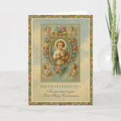 孫初の聖餐式イエスエンジェルス カード (正面)