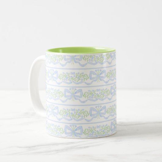 孫千年名門私立校風のコケット名門私立校風のフローラ ツートーンマグカップ (正面左)