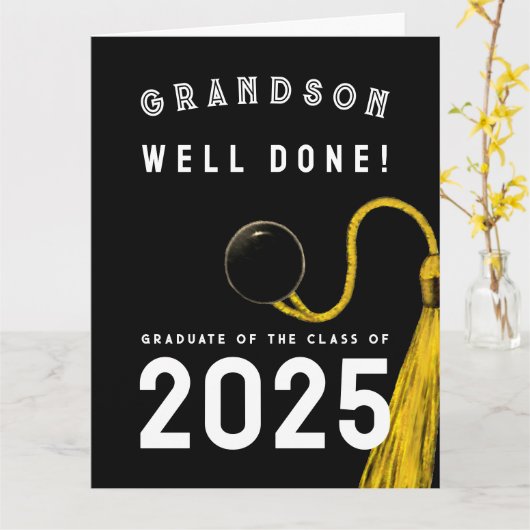 孫卒業2025カード カード (黄色い花)