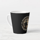 孫君の背軍耳誇りを持った見軍隊 カフェラテマグ (左アングル)