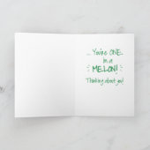 孫君考えはメロンに カード (内部)