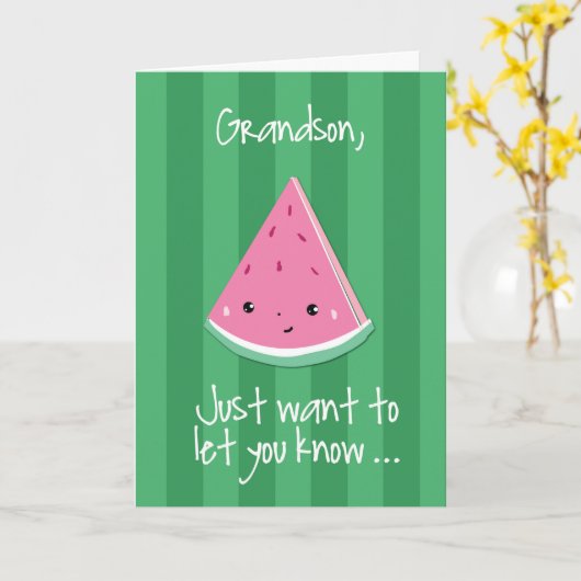 孫君考えはメロンに カード (黄色い花)