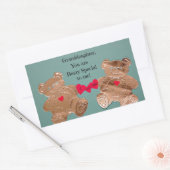 孫娘お前は俺にとって特別だ! 長方形シール (封筒)