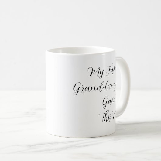 孫娘お気に入りのよ与えこのマグ コーヒーマグカップ (正面右)