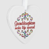 孫娘が人生を特別にする オーナメント (正面)