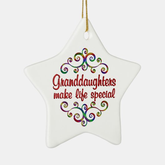 孫娘が人生を特別にする セラミックオーナメント (右)