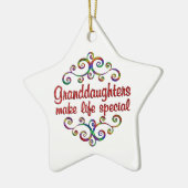 孫娘が人生を特別にする セラミックオーナメント (左)