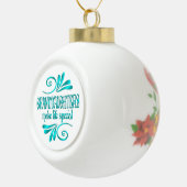 孫娘が人生を特別にする セラミックボールオーナメント (右)