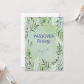 孫娘と子供たちのペサハ カード (正面/裏面インサイチュ)