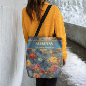 孫娘に贈る柔らかい水彩卒業ギフト トートバッグ