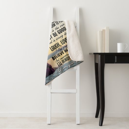 孫娘に赤ちゃん女の子誕生日ギフトアイディア シェルパブランケット (インサイチュ)