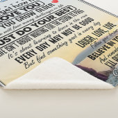 孫娘に赤ちゃん女の子誕生日ギフトアイディア シェルパブランケット (3/4)