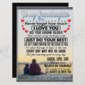 孫娘に赤ちゃん女の子誕生日ギフトアイディア メニュー (正面/裏面)