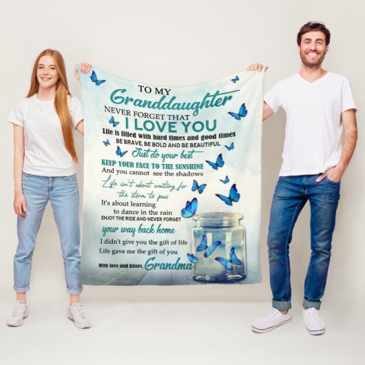 孫娘に フリースブランケット (インサイチュ)