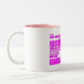 孫娘のためのギフト: すばらしい孫娘 ツートーンマグカップ (左)