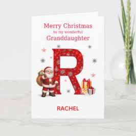孫娘のためのクリスマス 名前を追加  シーズンカード