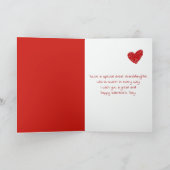 孫娘のためのバレンタイン素晴らしマウス カード (内部)