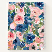 孫娘のための料理レシピ | 花の料理本 ノートブック (裏面)