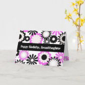 孫娘のための誕生日、明るい花 カード (黄色い花)