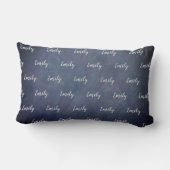 孫娘のやる気を起こさせる贈り物パーソナライズされた ランバークッション (裏面)