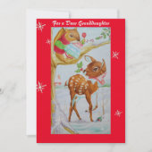 孫娘のクリスマスカード シーズンカード (正面)