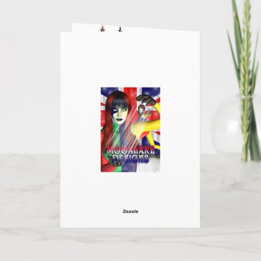 孫娘のハッピーバースデーかわいい花の妖精 カード (裏面)