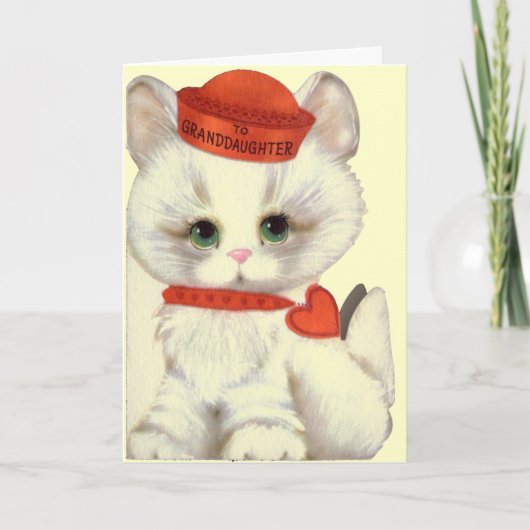 孫娘のバレンタインの挨拶状 シーズンカード (正面)