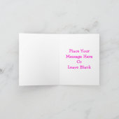 孫娘のバレンタインデー – ノートカード (内部)