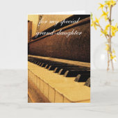 孫娘のバースデー・カード カード (黄色い花)