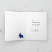 孫娘のバースデー・カード- Roの空の妖精が付いている… カード (内部)