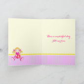 孫娘のラグドール3歳の誕生日 カード (内部)