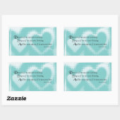 孫娘の卒業ダンス、水平、ギフト 長方形シール (シート)