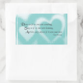 孫娘の卒業ダンス、水平、ギフト 長方形シール (バッグ)