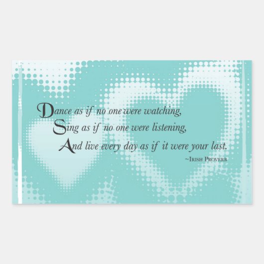 孫娘の卒業ダンス、水平、ギフト 長方形シール (正面)